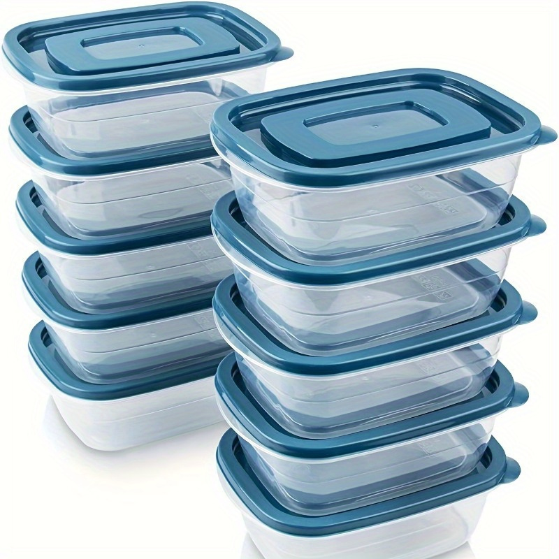 Food Storage Order - A Set of 6 Transparent Stackable