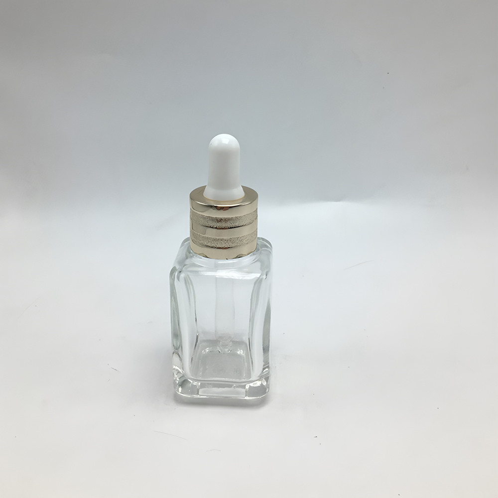 Food Storage Set Glass - 30ml square dropper bottle, essential oil