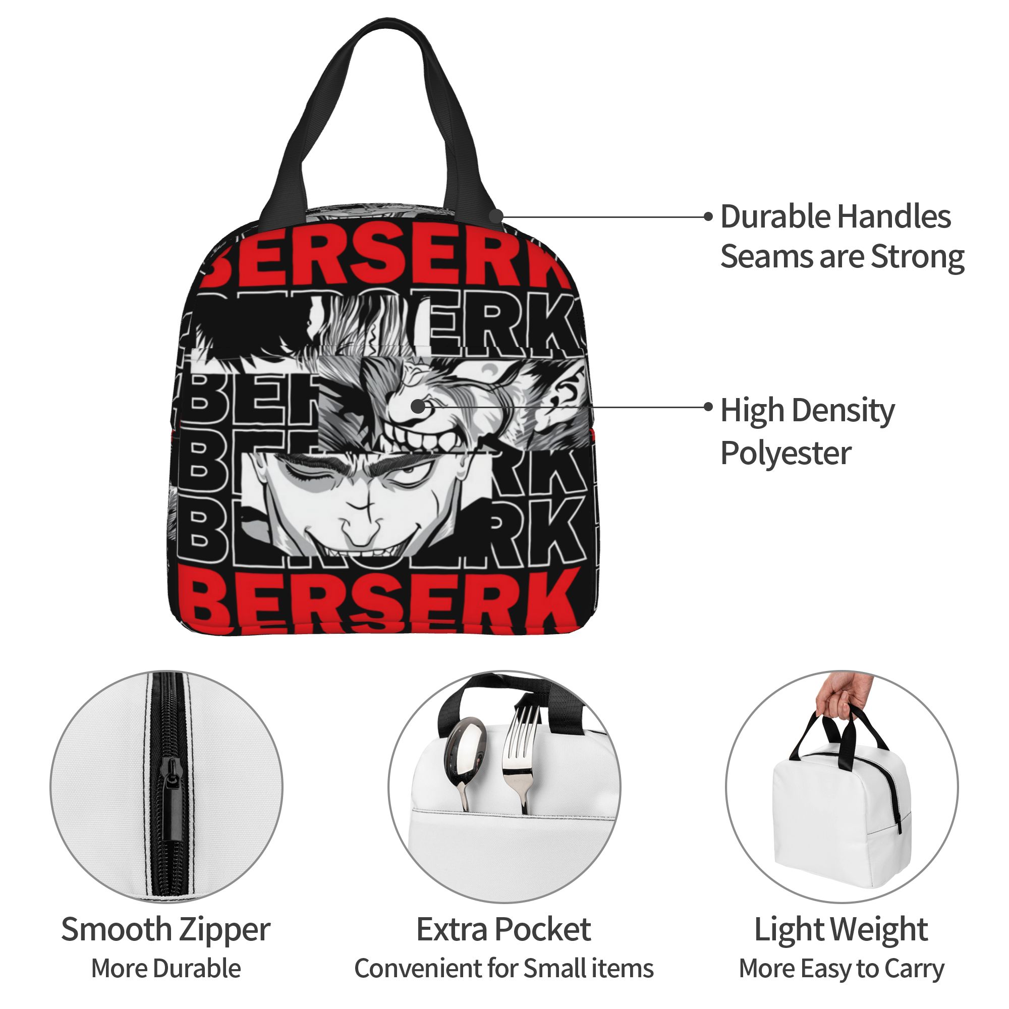 Food Storage Range - B-Berserks Thermal Insulated Lunch Bag Brand