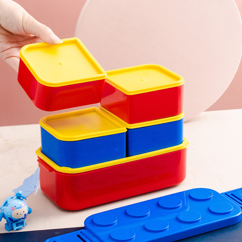 Food Storage Kits - Food Grade PP Lunch Box, 800ML+2x250ML,Stackable