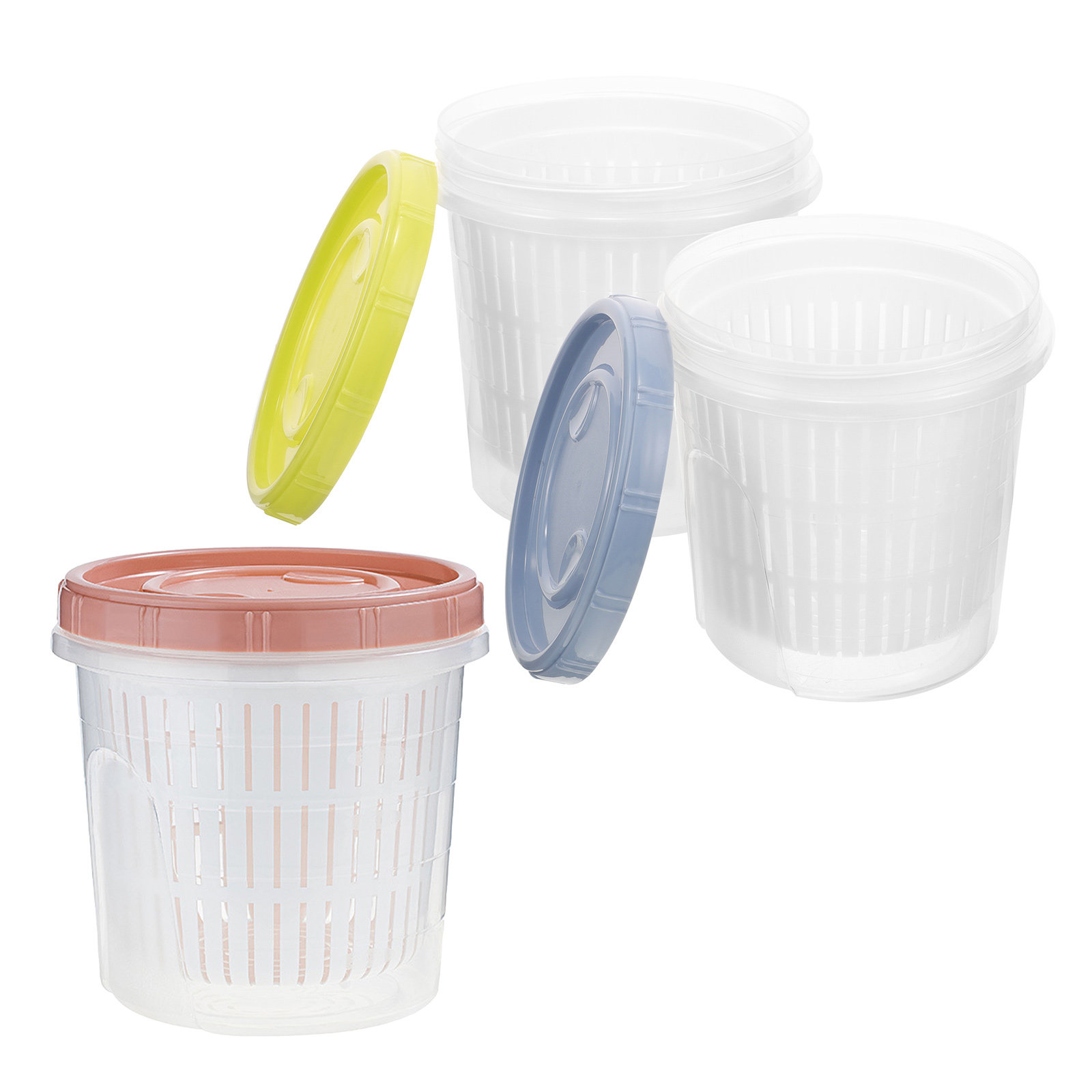 Food Storage Kitchen - 3Pcs Pickle Container Sealed Storage Jar
