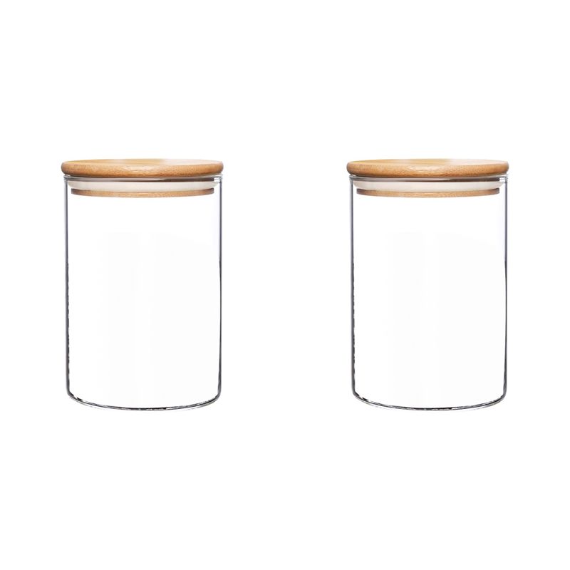 Food Storage Glass Containers Large - ABFU-2X Glass Food Storage Containers With