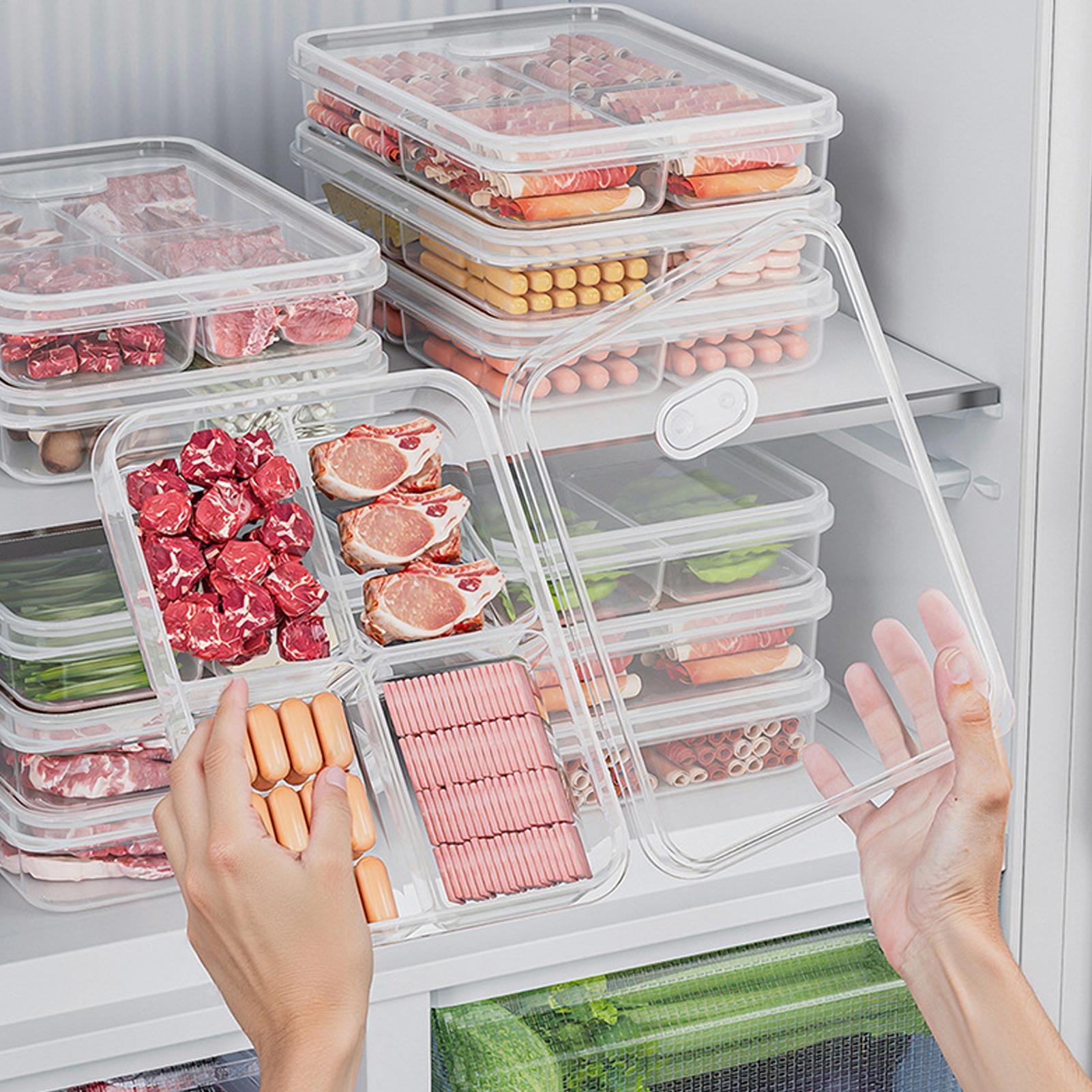 Food Storage Eco Friendly - 1PC Refrigerator Storage Box Meat Vegetable