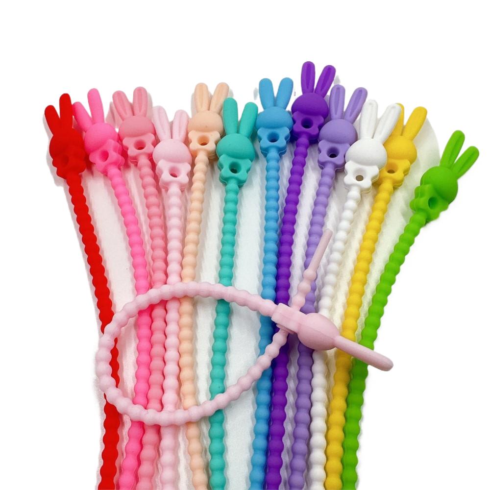 Food Storage Range - 10Pcs Flower Star Silicone Cable Organizer