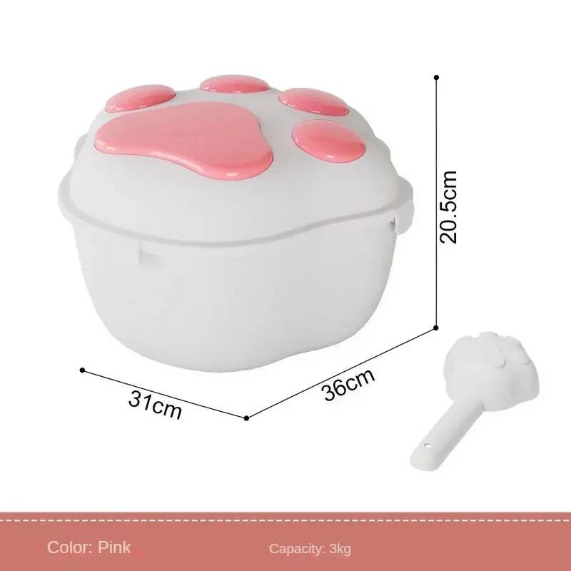 Airtight Sealed Pet Grain Stor - Food Storage Large Plastic Containers review and price