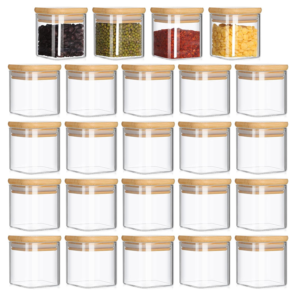 4oz 6Packs Glass Jars Set with - Food Storage Set Glass review and price