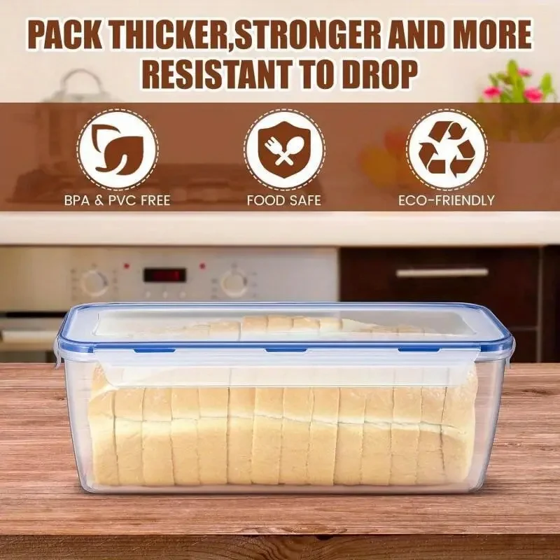 Plastic Bread Storage Box Airt - Food Storage Oven Safe review and price