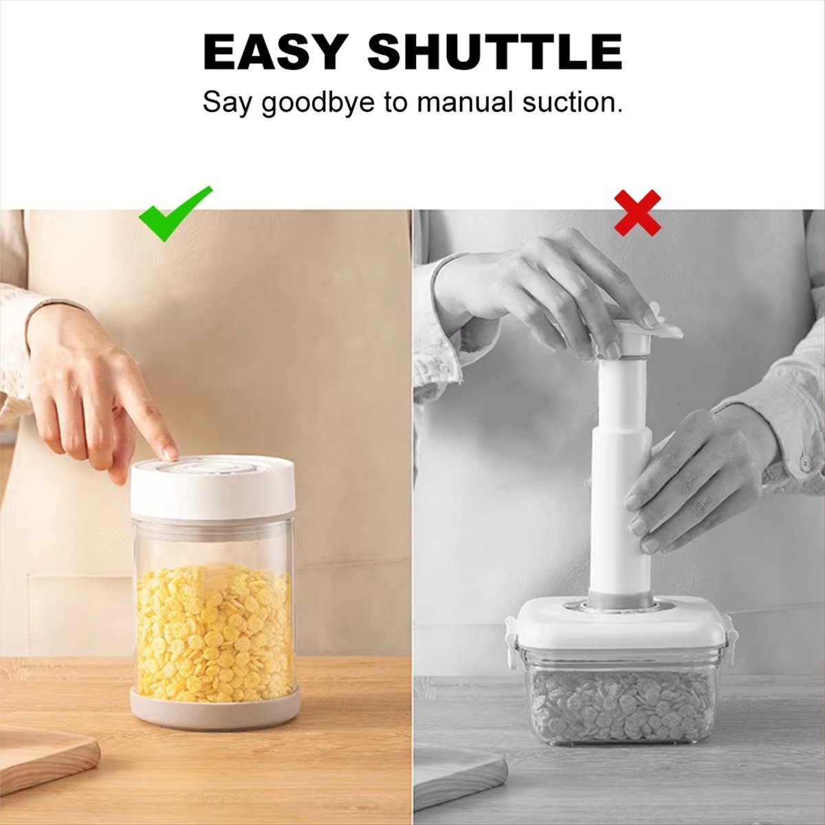 TOP RATED~ Vacuum Glass Jar fo - Food Storage Glass Containers Large review and price