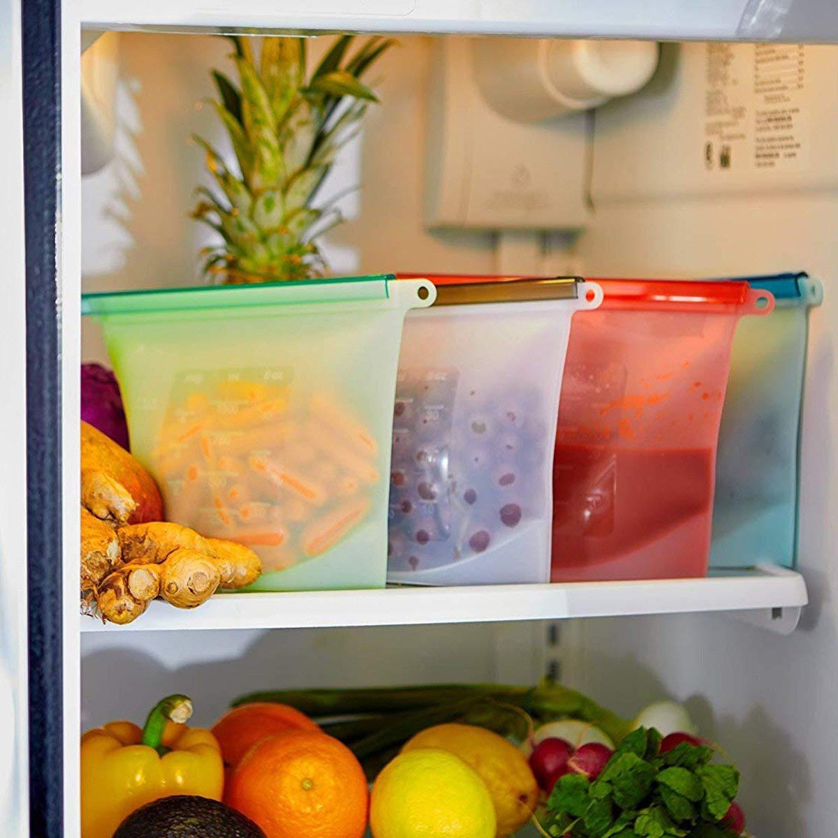 5pcs Silicone Food Storage Con - Food Storage Silicone review and price