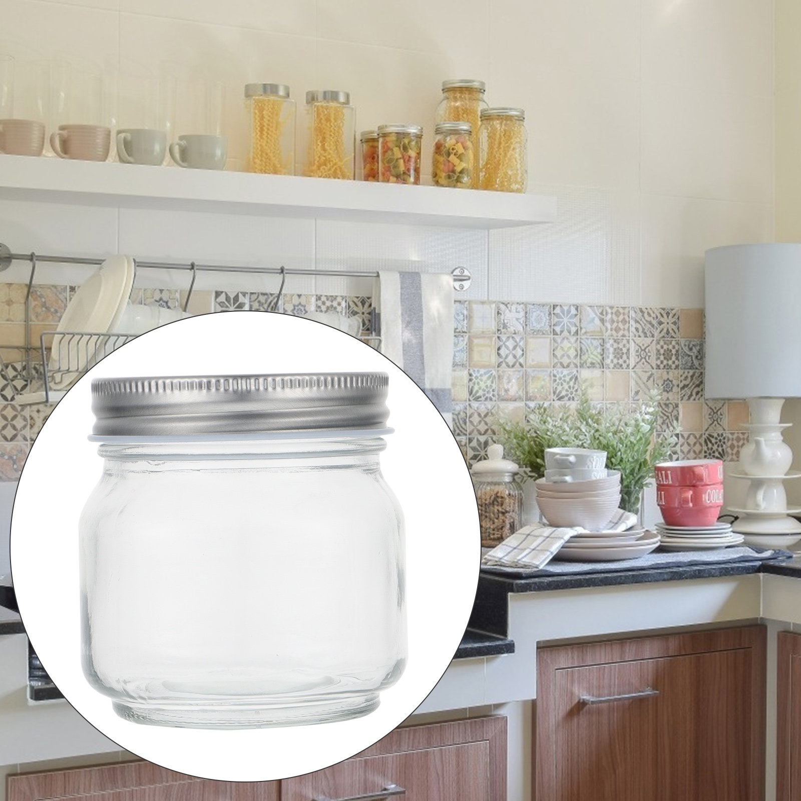 6Pcs Mason Glass Jar Set Thick - Food Storage Glass Set review and price