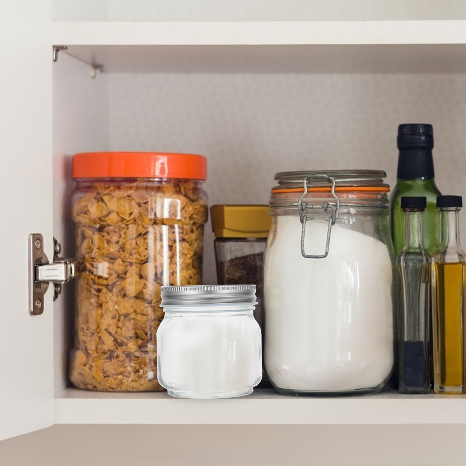 6Pcs Mason Glass Jar Set Thick - Food Storage Glass Set review and price