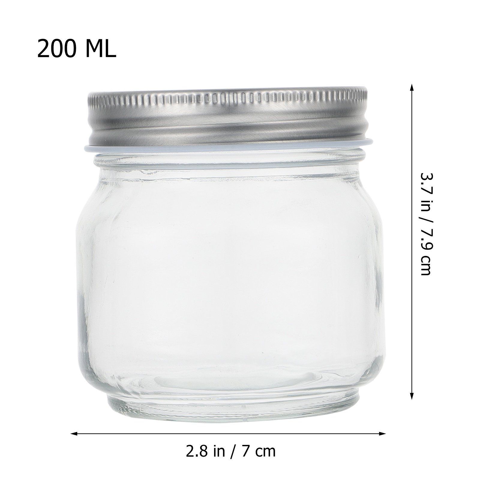 6Pcs Mason Glass Jar Set Thick - Food Storage Glass Set review and price