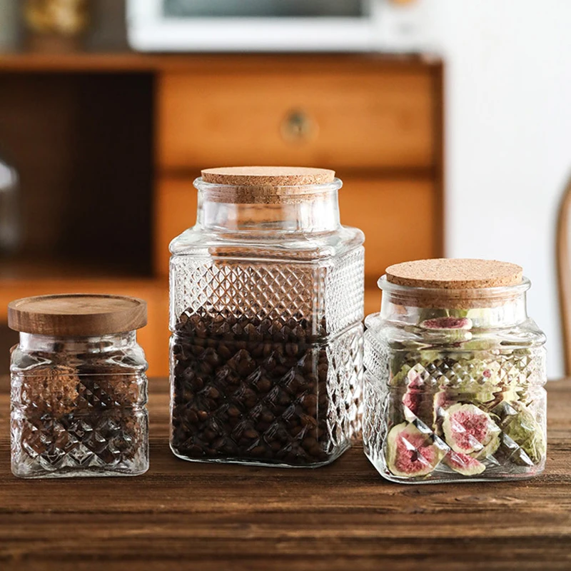 Large Capacity Glass Sealed Ja - Food Storage Glass Containers Large review and price