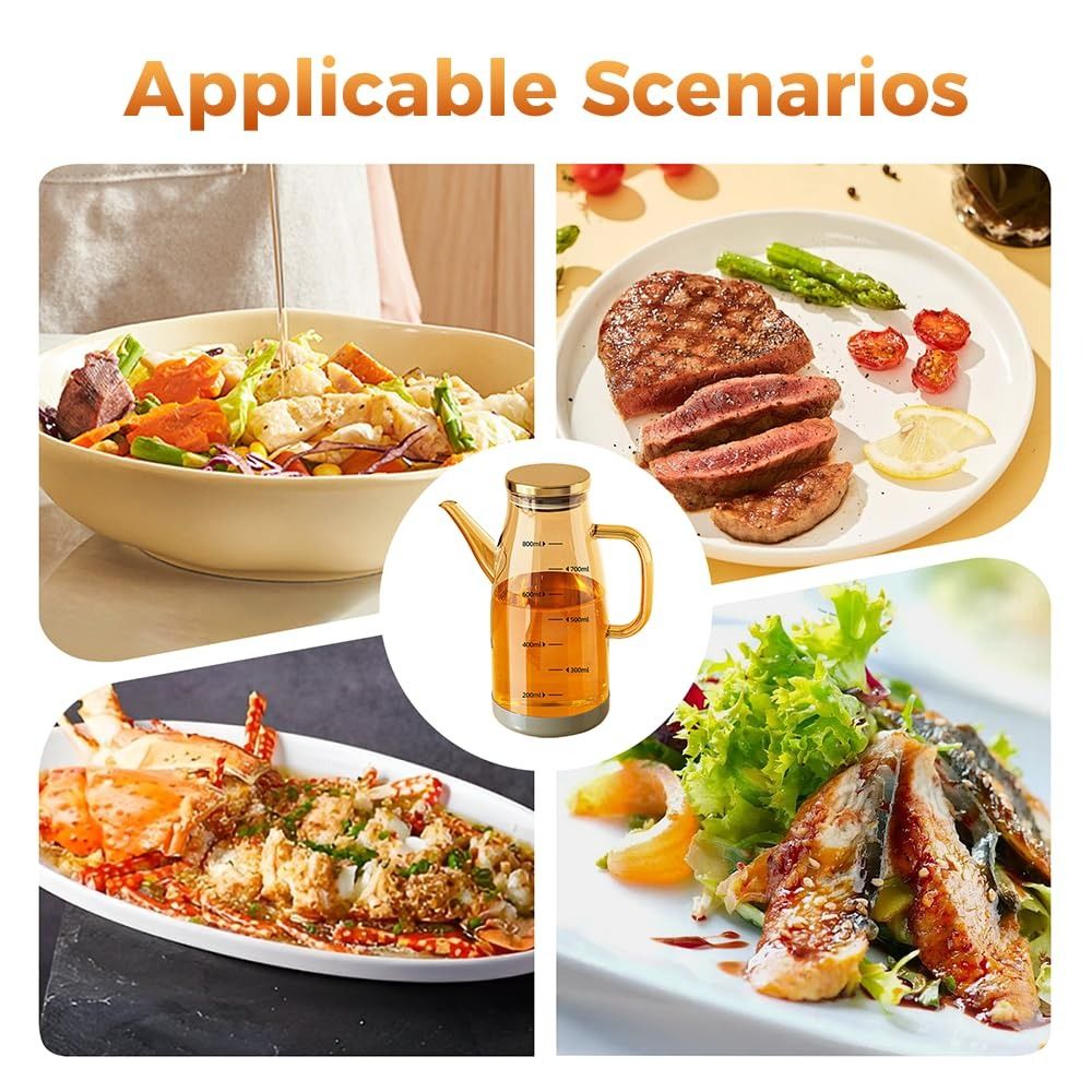 Durable Food-grade Oil Dispens - Food Storage Glass Containers Large review and price