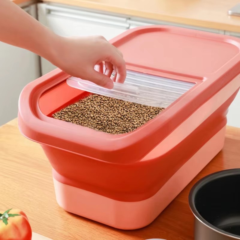 Collapsible Dry Food Storage C - Food Storage With Colander review and price