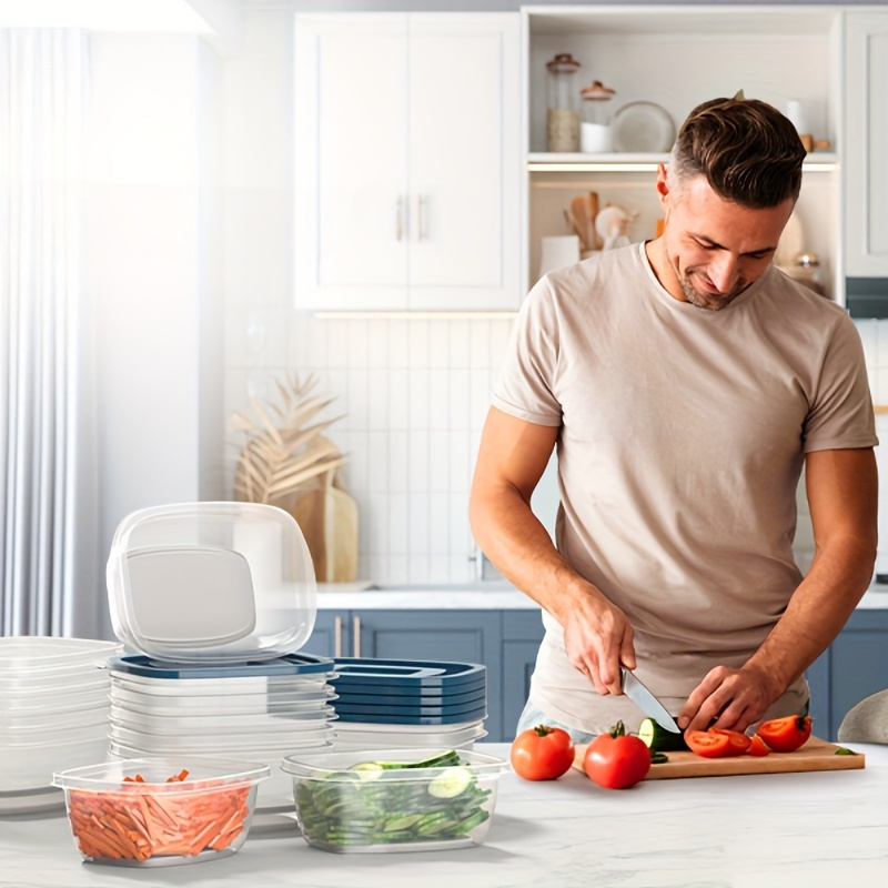 A Set of 6 Transparent Stackab - Food Storage Order review and price