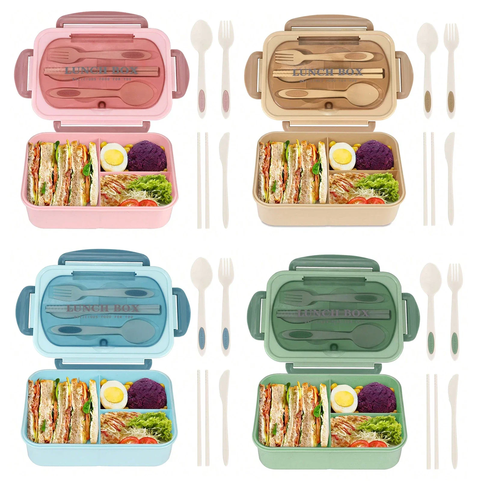 Adult Bento Box with 3 Compart - Food Storage Oven Safe review and price