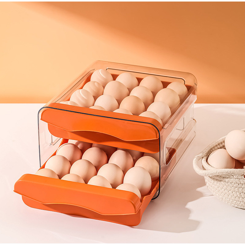 Double Layer Egg Storage Box w - Food Storage Large Plastic Containers review and price