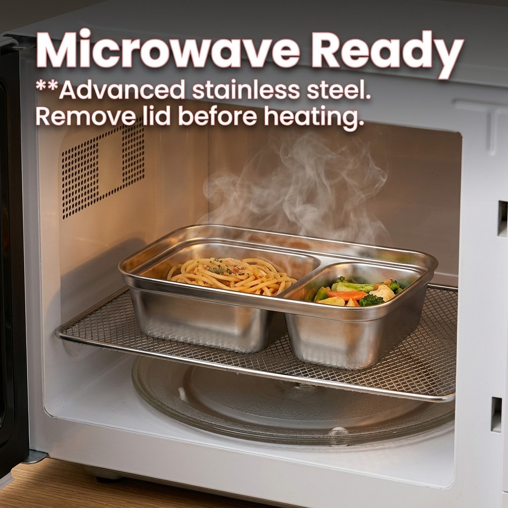 Microwave Safe 304 Stainless S - Food Storage Kits review and price