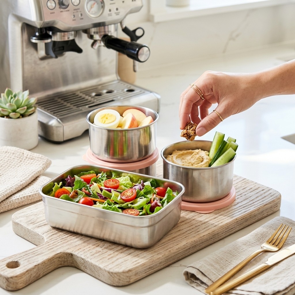 Microwave Safe 304 Stainless S - Food Storage Kits review and price