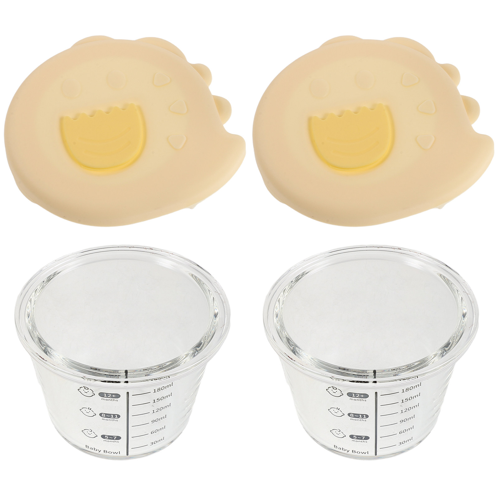2 pcs Silicone Baby Food Stora - Food Storage Glass Box review and price
