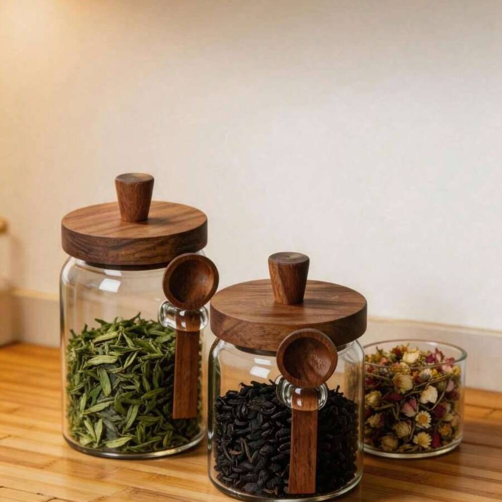 3Pcs Set Clear Glass Jars with - Food Storage Set Glass review and price