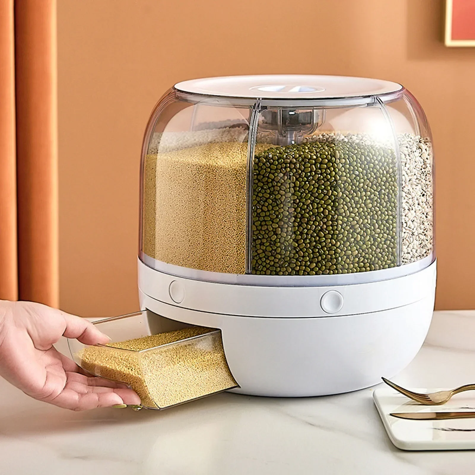 6-Compartment 360° Rotating Ai - Food Storage Range review and price