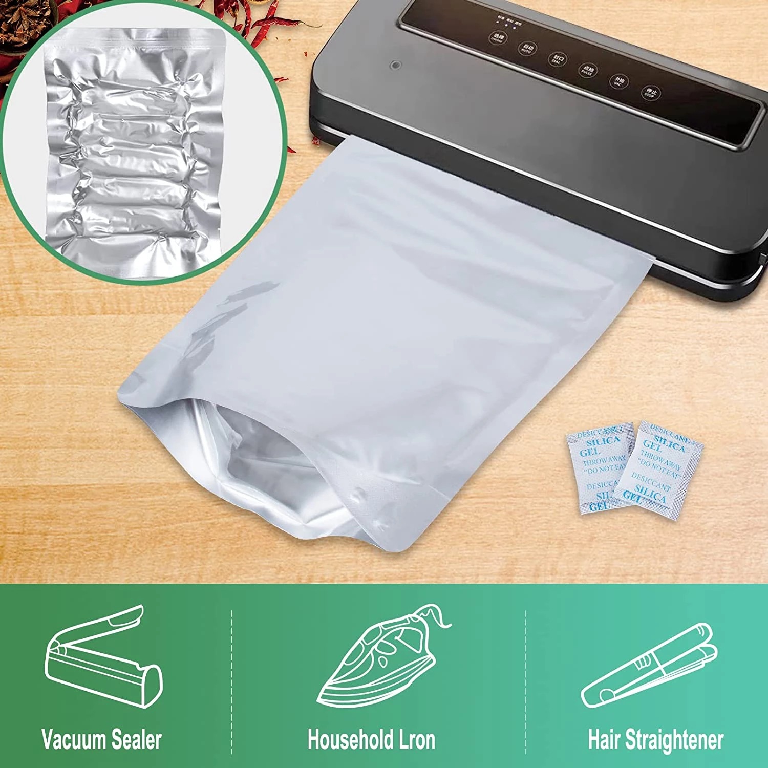 50Pack Aluminum Foil Package B - Food Storage Oxygen Absorbers review and price