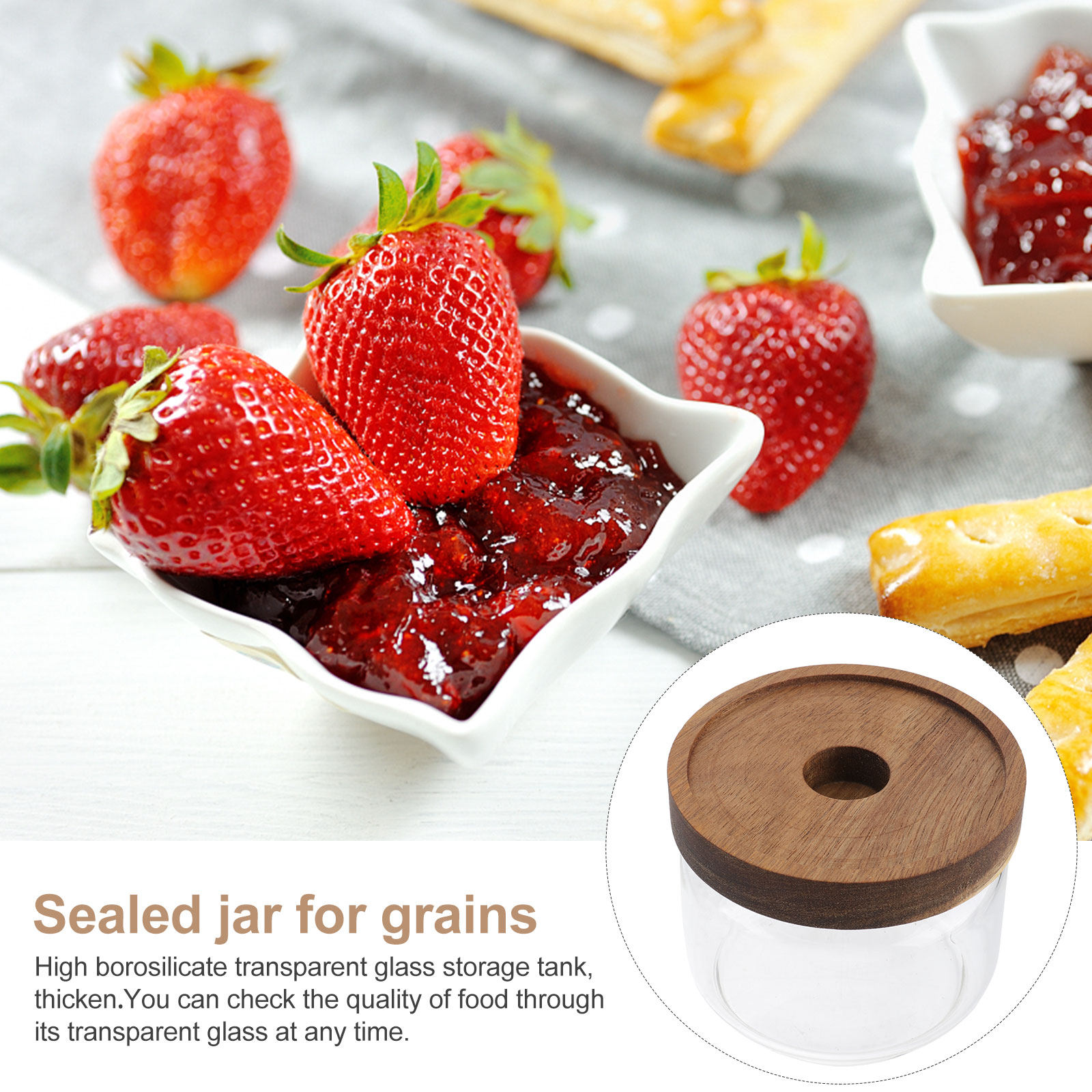 Glass Sealed Food Storage Jars - Food Storage Kitchen review and price
