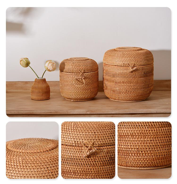 Handwoven Rattan Tea Storage B - Food Storage Oven Safe review and price
