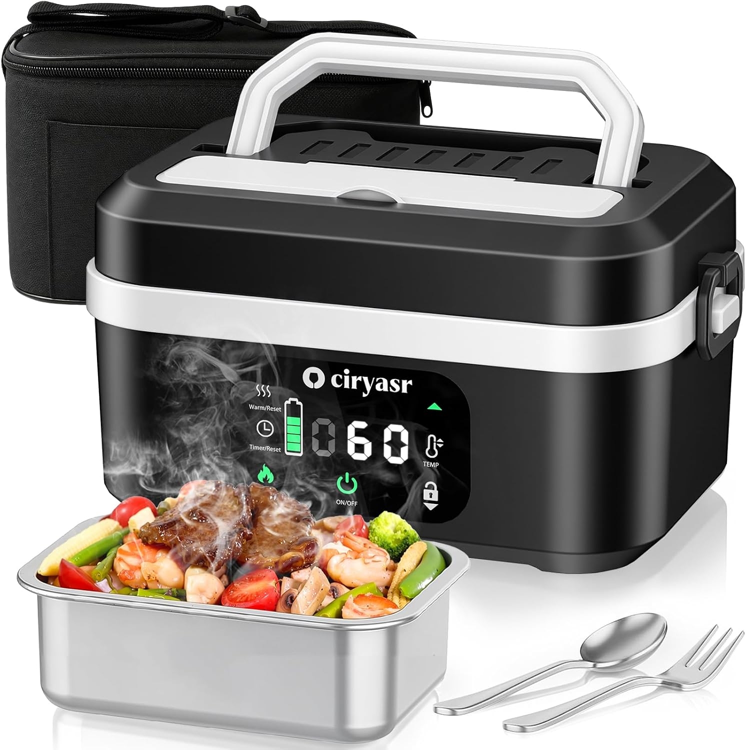 Powerful Electric Lunch Box, 1 - Food Storage Bag Organizer review and price