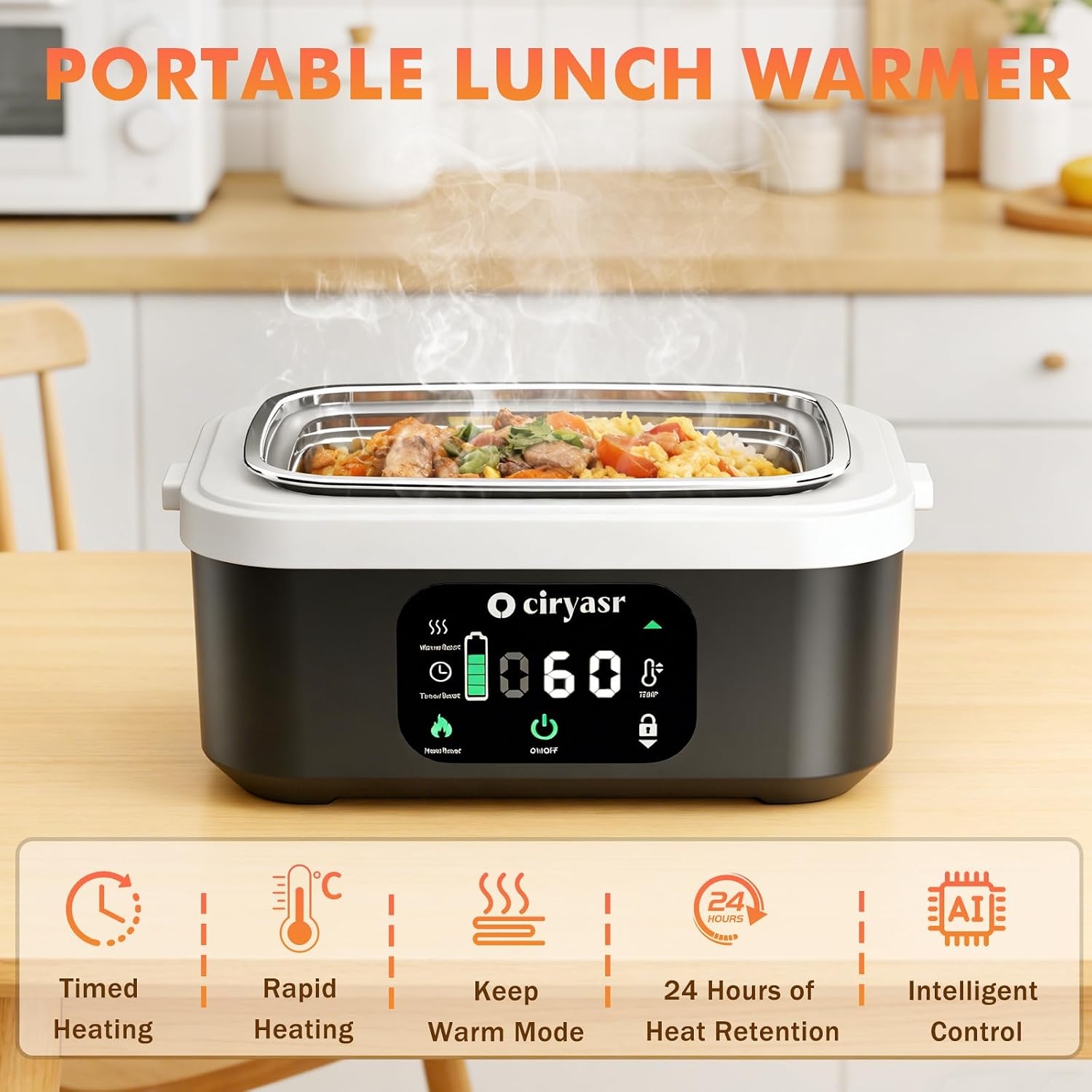 Powerful Electric Lunch Box, 1 - Food Storage Bag Organizer review and price