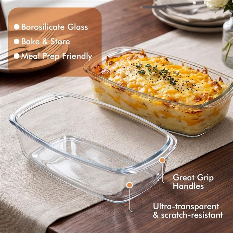 A25F-2-Pack LARGE 7.6 Cups/180 - Food Storage Glass Containers Large review and price