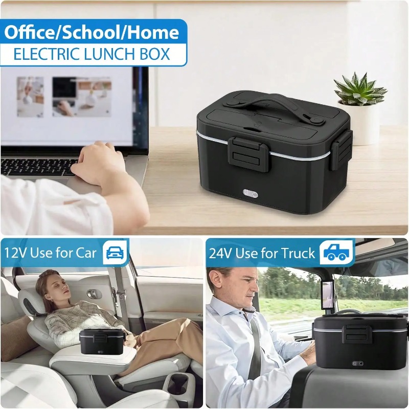 100W Electric Heated Lunch Box - Food Storage Bag Organizer review and price
