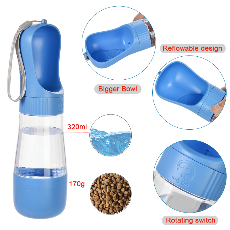 Portable Dog Water Bottle With - Food Storage Glass Box review and price