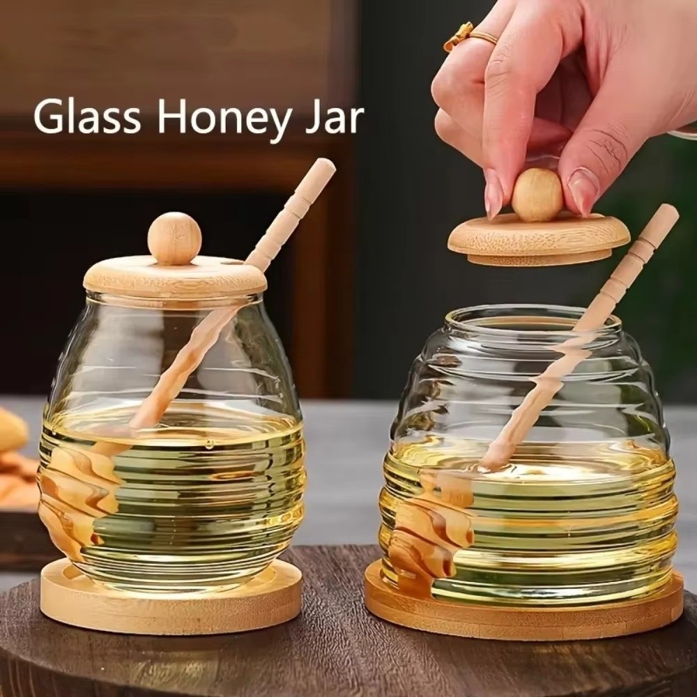 Transparent Glass Honeycomb Ta - Food Storage Set Glass review and price