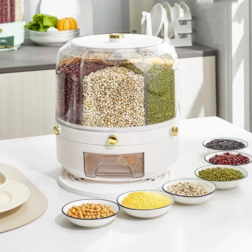 Food Grade Rotating Grain Disp - Food Storage Large Plastic Containers review and price