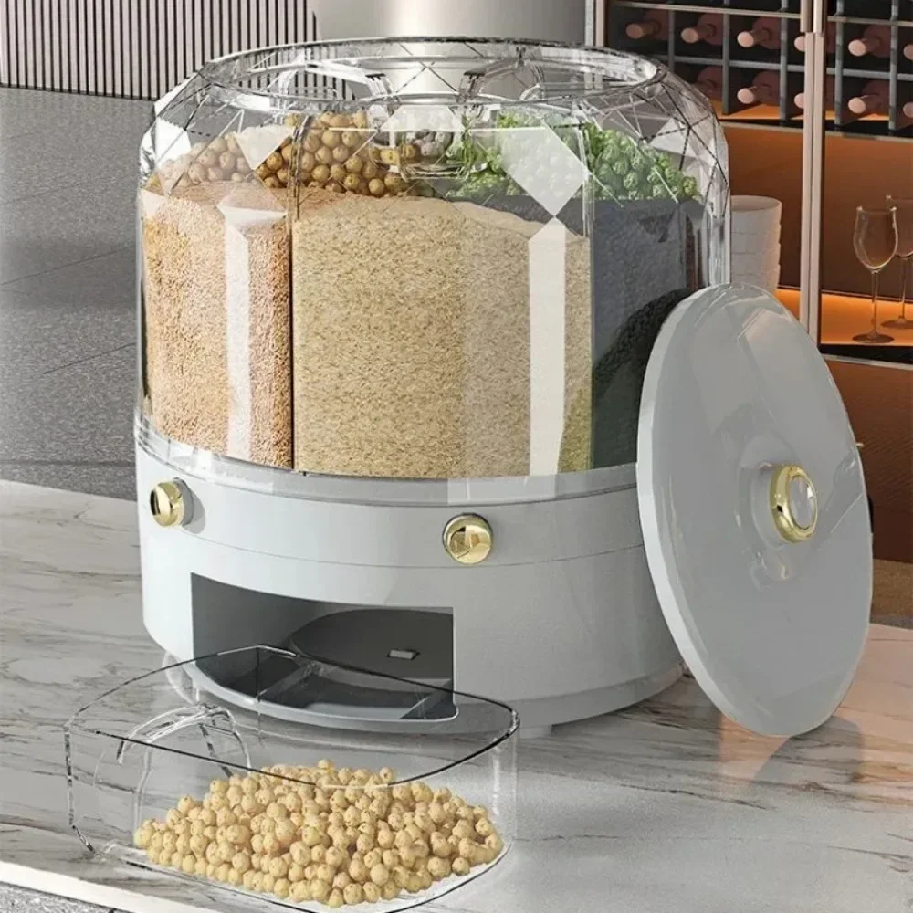 Food Grade Rotating Grain Disp - Food Storage Large Plastic Containers review and price