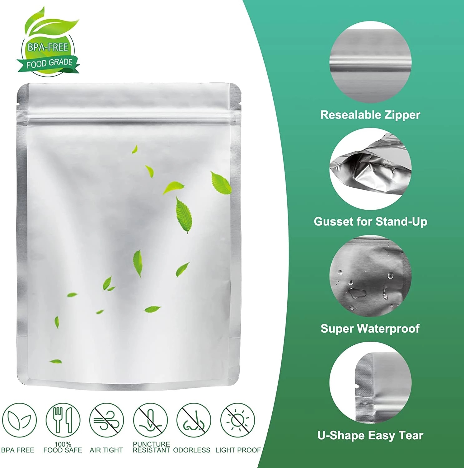 50Pack Reusable Aluminum Foil  - Food Storage Oxygen Absorbers review and price