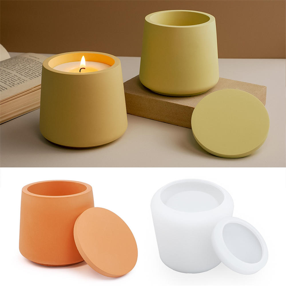 Candle Jar Silicone Mold With  - Food Storage Oven Safe review and price