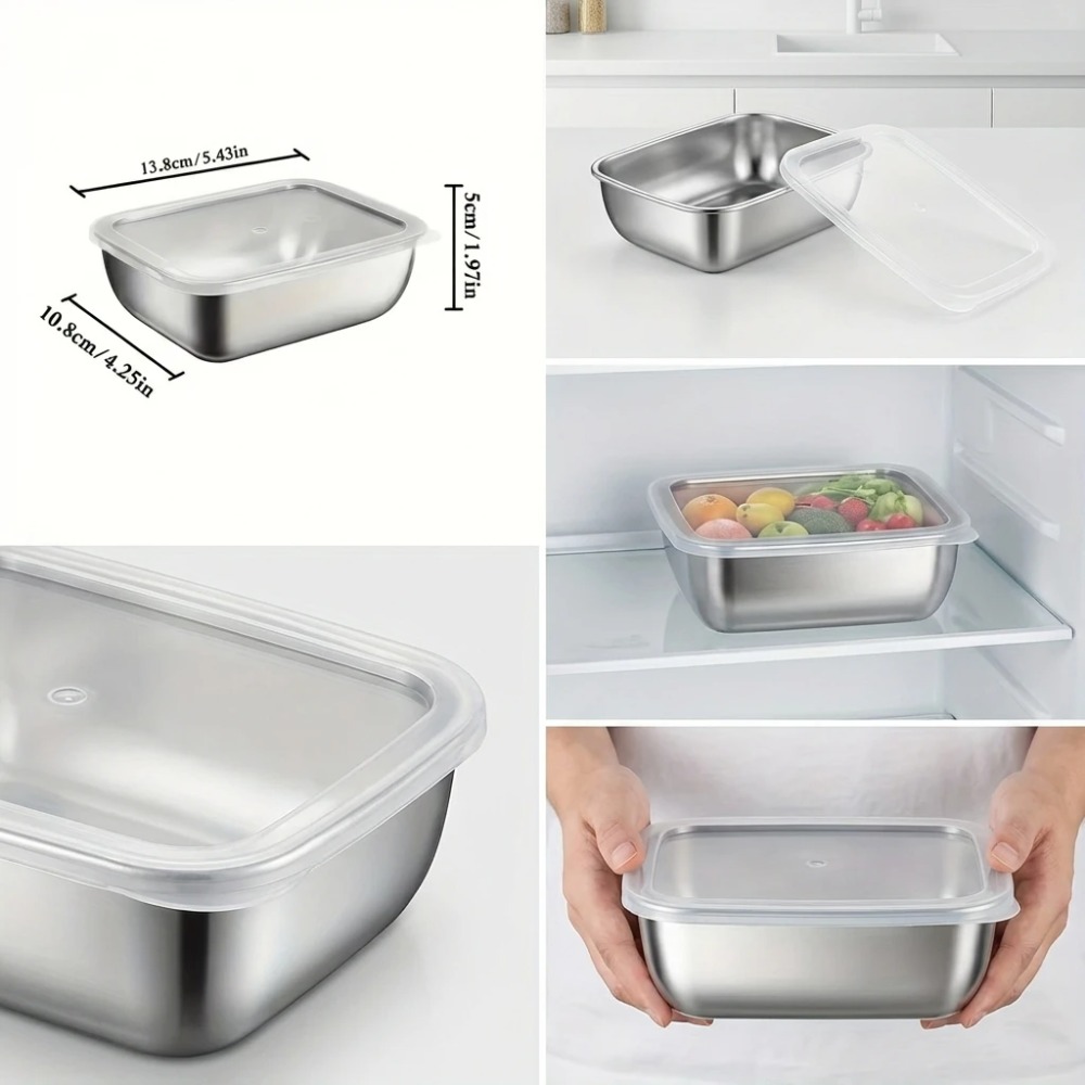 6PCS Stainless Steel Food Stor - Food Storage Range review and price
