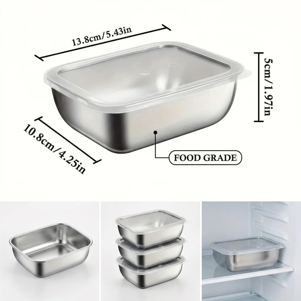 6PCS Stainless Steel Food Stor - Food Storage Range review and price