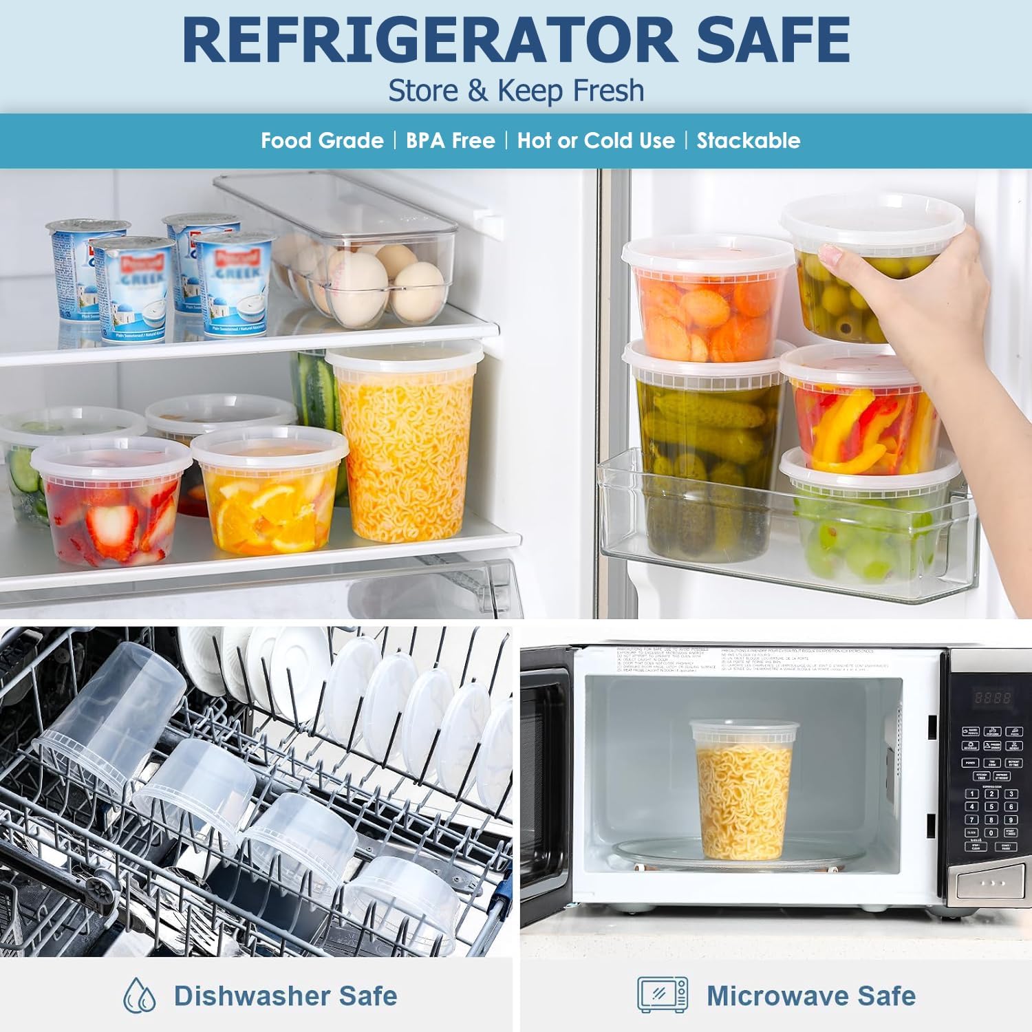 24pcs Deli Food Storage Contai - Food Storage Order review and price