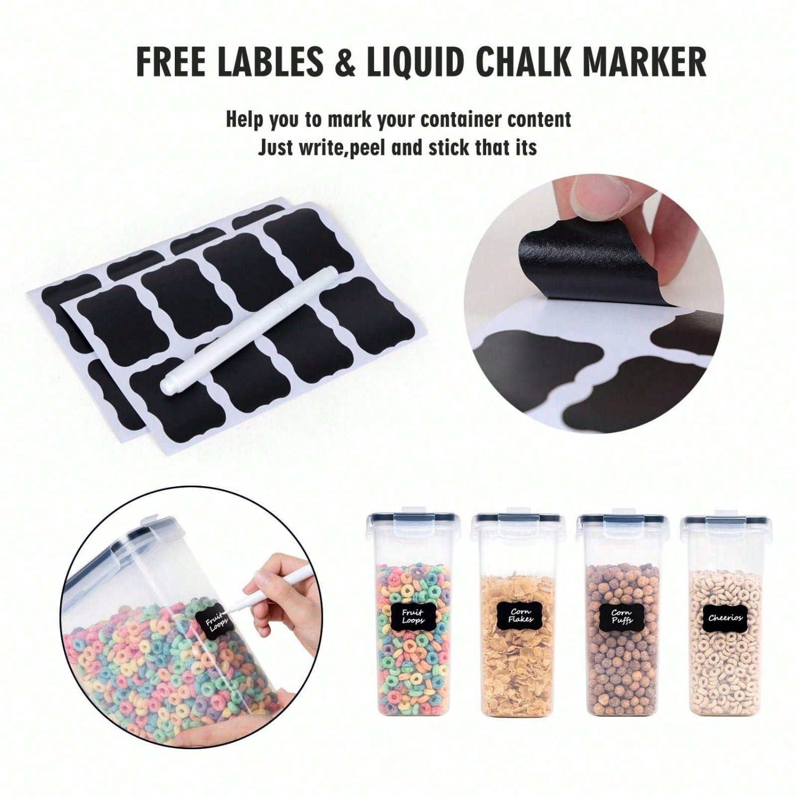 4 Pack Airtight Cereal & Dry F - Food Storage Order review and price