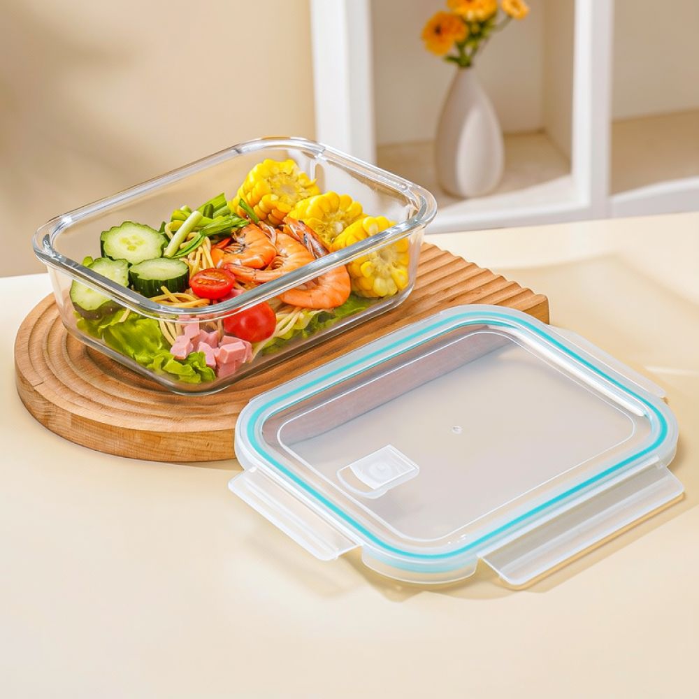 Microwave Safe Glass Bento Lun - Food Storage Glass Box review and price