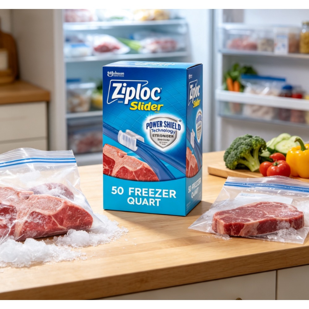 Ziploc Brand Slider Freezer Ba - Food Storage Technology review and price