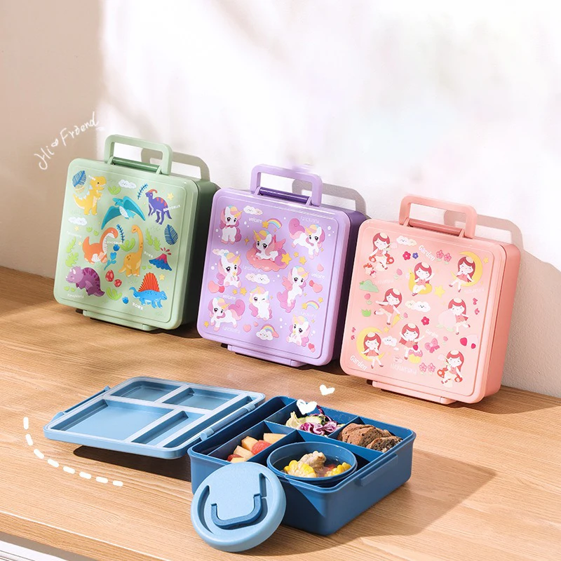 Lunch Box Cartoon Fruit Salad  - Food Storage Oven Safe review and price