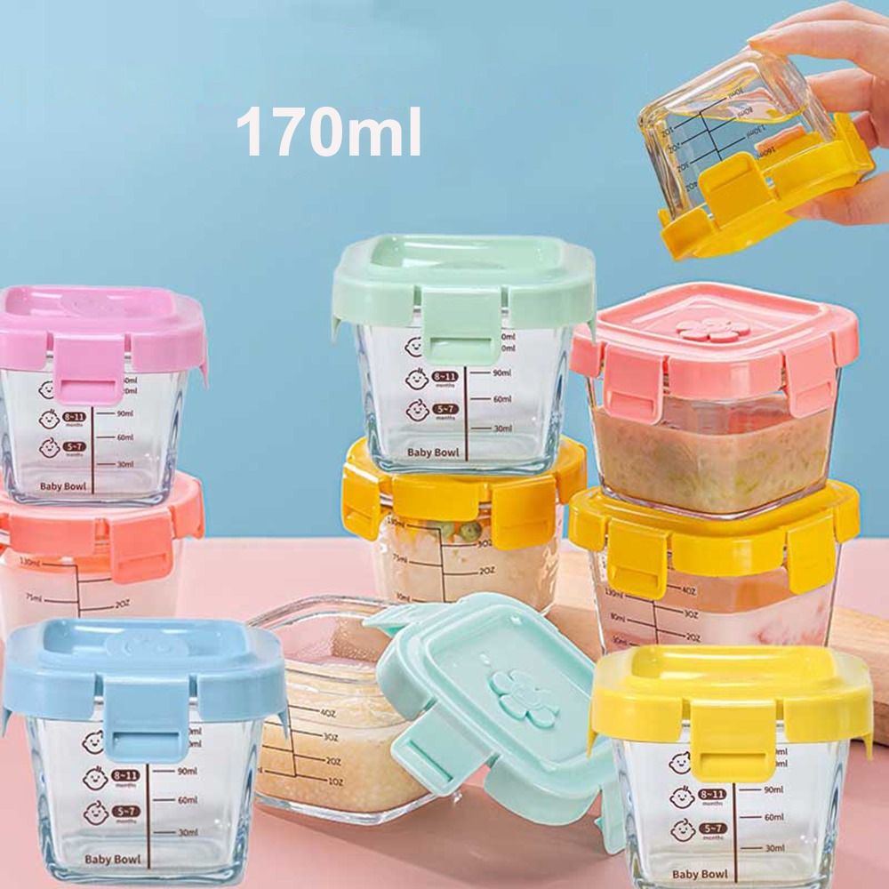 170ml Glass Food Storage Box F - Food Storage Glass Box review and price