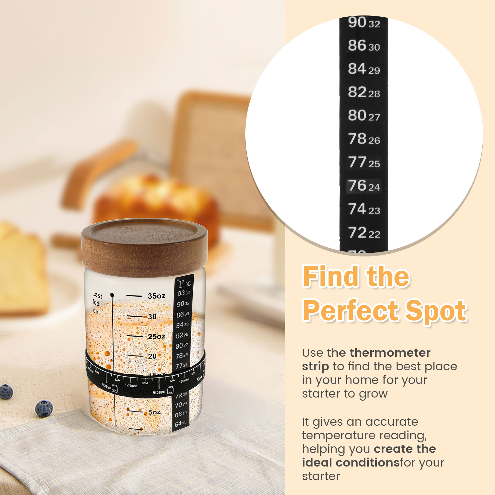 Sourdough Starter Jar Kit 1000 - Food Storage Kits review and price