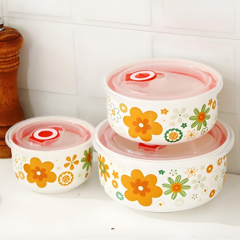Three-piece set, fine bone chi - Food Storage Kits review and price
